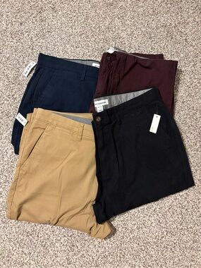 Amazon Essentials Chino Pants - 4-pack BUNDLE 38x30